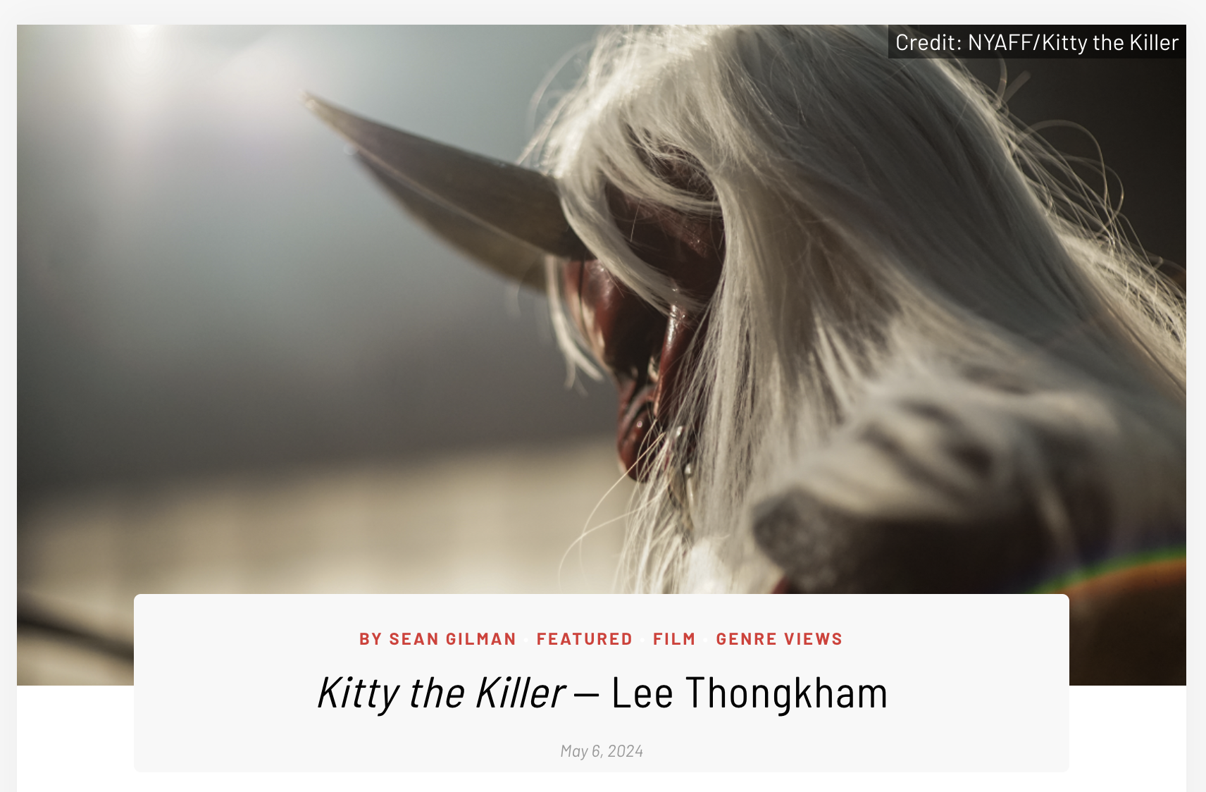 Kitty the Killer — Lee Thongkham